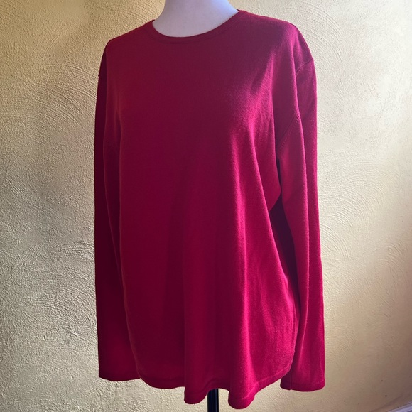 Henri Bendel Red Wool Seeater!! - Picture 3 of 10